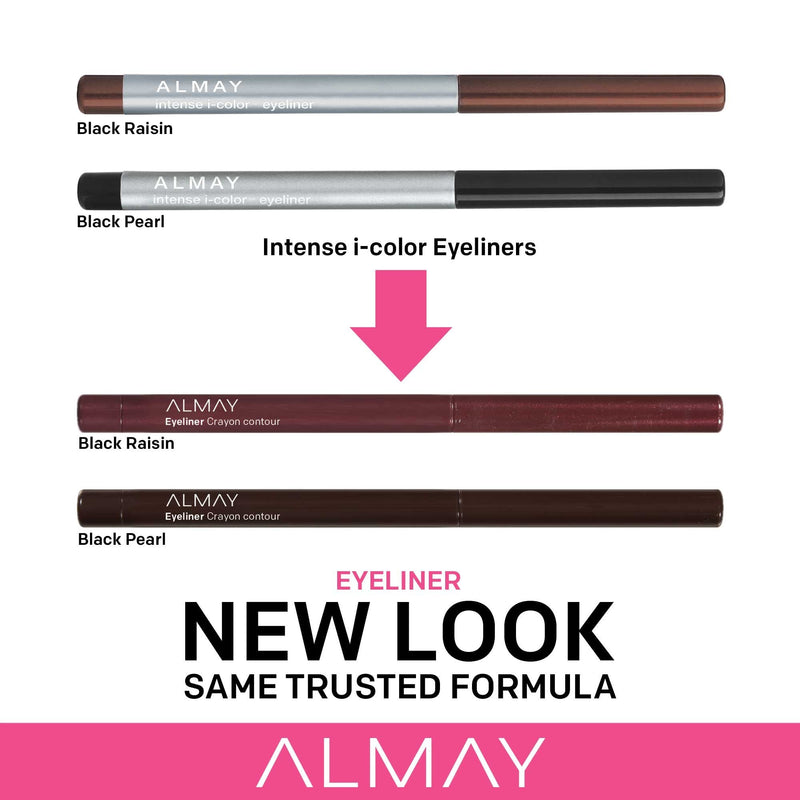 Almay intense i-color Eyeliner, Black Pearl, 0.01 ounces (Pack of 2) Almay