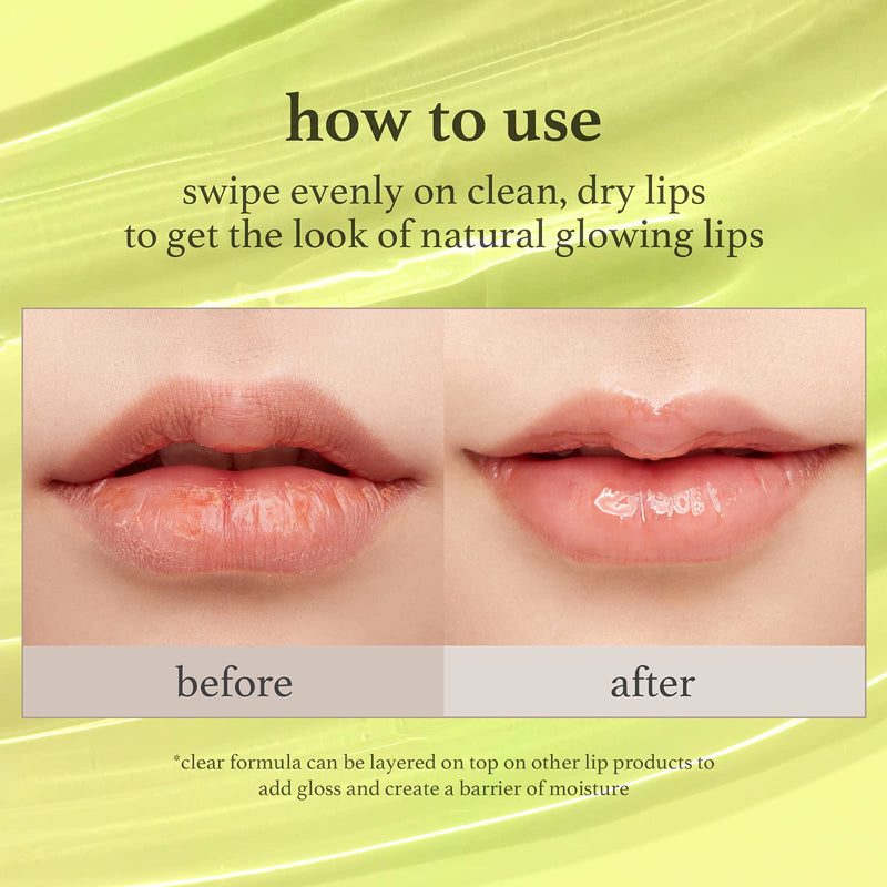Nooni Korean Lip Oil - Applecoco | Moisturizing, Softening, and Smoothen Dry Lips with Coconut Oil, 0.12 Fl Oz NOONI