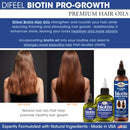 Difeel Biotin Regimen for Hair Growth - 4-Step Shampoo, Condition and Treatment System (4-PC SET) Infinity Warehouse