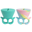 tweexy - 2 pack - Spa Green and Unicorn Wearable Nail Polish Holders tweexy