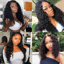 FLYBAO Human Hair Wigs Lace Front Wigs For Black Women Water Wave Lace Frontal Wigs Human Hair Pre Plucked With Baby Hair Natural Hairline FLYBAO