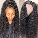 UNice Hair 5x5 HD Lace Closure Wig Human Hair for Black Women, 10A Brazilian Virgin Hair Jerry Curly Transparent Lace Closure Wigs Pre Plucked with Baby Hair 180% Density 26 inch UNICE Store