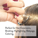 The Hair Shop Pinky Hair Parting Tool - Adjustable Hair Sectioning Ring for Braiding, Weaving, Balayage, Highlights, and Quick Installation of 100% Remy Human Hair Extensions (3 Pack) (Regular) The Hair Shop