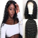 ARIETIS 24 Inch Deep Wave Wigs HD Transparent Lace Front Wigs Human Hair for Black Women Loose Wave Wigs 180% Density Glueless Pre Plucked Natural Hairline With Baby Hair 4X4 Lace Closure Wigs ARIETIS
