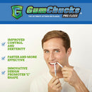 GumChucks Floss Starter Pack | Faster, Easier Flossing! | Great for Braces | Floss Braces in Under 2 Minutes | Reusable Handles + 10 Flossing Tips Gumchucks (GUMCA)