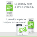 SweatBlock Deodorant Antiperspirant for Men and Women, Regular Strength, Solid (3-Pack) SweatBlock Store