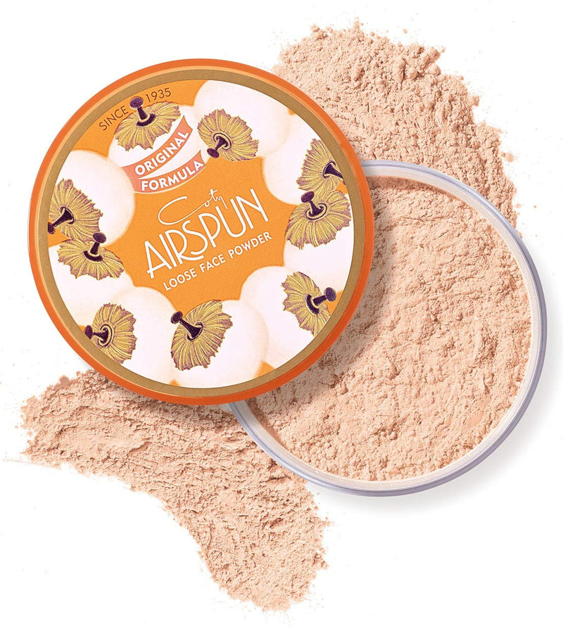 Coty Airspun Loose Face Powder 2.3 Ounce Honey Beige Light Peach Tone Loose Face Powder, for Setting or Foundation, Lightweight, Long Lasting, Pack of 1 Brand: Airspun