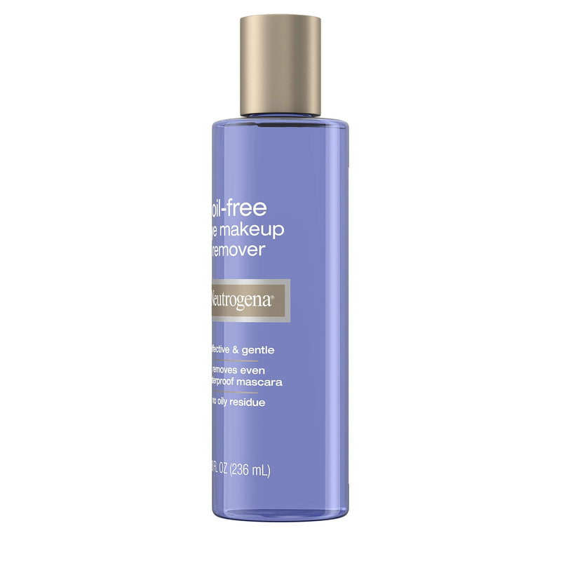 Neutrogena Gentle OilFree Eye Makeup Remover Cleanser for Sensitive Eyes NonGreasy Remover Removes Waterproof Mascara Dermatologist Ophthalmologist Tested, 8 Fl Oz Neutrogena