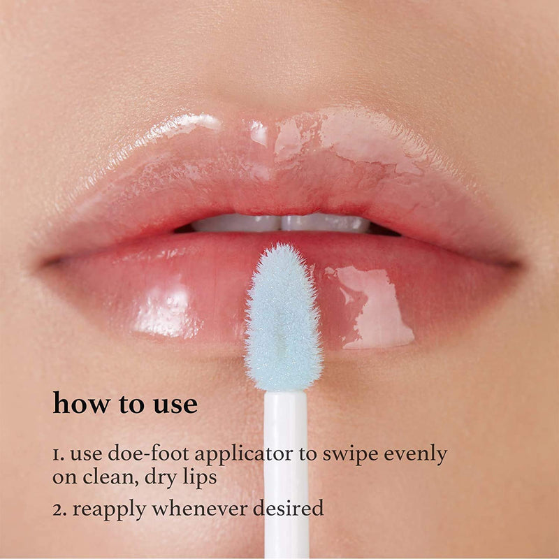 Nooni Korean Lip Oil - Applemint | Moisturizing, Hydrating, and Plumping, for Dry Lips with Mint Extract, 0.12 Fl Oz NOONI