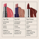Chantecaille Lip Crème, Creamy Full-Coverage Hydrating Lipstick, Glossy Hydrating Finish with Grape Marc Extract Infinity Warehouse