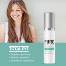 Pure Biology Premium Total Eye Cream & Retinol Cream Bundle to Help Brighten & Tighten Under Eye Bags, Wrinkles & Fine Lines Pure Biology