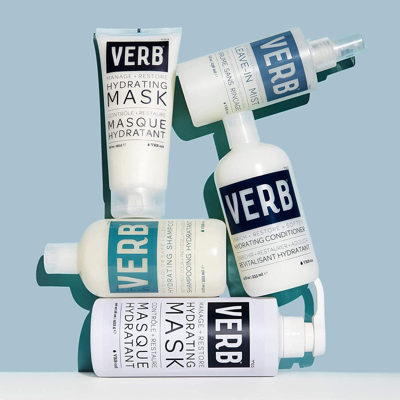 Verb Hydrating Mask, Vegan Deep Conditioning Mask to Manage and Restore Dry Damaged Hair, All Hair Types martinandmark.com