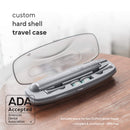 AquaSonic Vibe Series Ultra Whitening Toothbrush – ADA Accepted Electric Toothbrush - 8 Brush Heads & Travel Case - Ultra Sonic Motor & Wireless Charging - 4 Modes w Smart Timer – Charcoal Metallic Aquasonic