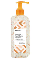 Amazon Brand - Solimo Morning Fresh Facial Cleanser with Ginseng and Vitamin C, 8 fl oz Solimo