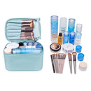 Travel Makeup Bag Large Cosmetic Bag Make up Case Organizer for Women and Girls (Small, Sky Blue) Narwey Store
