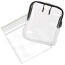 TSA Approved Clear Travel Toiletry Bag And Portable Paper Hand Soap For Camping, Travel, Public Restrooms - Unscented, No Dyes. BORSALI
