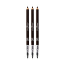Ruby Kisses Go Brow Eyebrow Wooden Pencil w/ Sharpener (Black Brown) Ruby Kisses