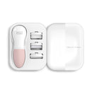 Vanity Planet Raedia Facial Cleansing Brush with 4 Interchangeable Brush Heads – Daily Cleansing |Glowing Skin |Lightweight Skin Brush |Face Exfoliator |Water Resistant (Dusty Pink) Vanity Planet