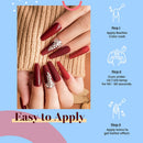 Beetles 23 Pcs Gel Nail Polish Kit-Cozy Campfire Fall Winter Orange Yellow Green Gel Nail Polish Set Colors Collection Soak Off LED Nail Lamp Base Top Coat Glitter Gel Polish Nail Kit Christmas Gifts beetles Gel Polish Store