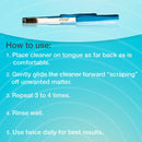 DrTung’s Tongue Cleaner, Stainless Steel Tongue Scraper Tongue Cleaner for Adults, Kids, Easy to Use Comfort Grip Handle drTung's