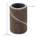 PANA 100 Pieces Nail Sanding Bands Professional Nail Manicure Great Fit for Nail Drill Bits for Acrylic Nails (150 Grit, Brown) PANA