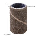 PANA 100 Pieces Nail Sanding Bands Professional Nail Manicure Great Fit for Nail Drill Bits for Acrylic Nails (150 Grit, Brown) PANA