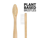 SeaTurtle Plant-Based Bristles Bamboo Toothbrush - Pack of 4 - Soft Natural Bristle for Sensitive Gums - Recyclable Biodegradable Zero Waste Eco-Friendly Sustainable Products SeaTurtle