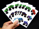 Premium Monster Truck Temporary Tattoos, Party Favors PremiumTT temporary tattoos