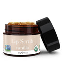 Organic Lip Scrub Vanilla - Lip Scrubs Exfoliator & Moisturizer, Lip Exfoliator Scrub, Sugar Lip Scrubs, Lip Sugar Scrub, Lip Care Products for Chapped Lips, Lip Scrubber, Lip Moisturizer for Dry Lips Beauty by Earth
