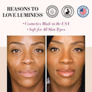 Luminess Air Silk 4-In-1 Airbrush Foundation- Foundation, Shade 090 (.5 Fl Oz) - Sheer to Medium Coverage - Anti-Aging Formula Hydrates and Moisturizes - Professional Makeup Kit for Cordless Air Brush Infinity Warehouse