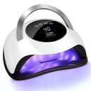 UV LED Nail Lamp Easkep - 120W Gel Nail Polish UV Light for Nail Dryer Curing Lamp Faster 4 Timer Setting Professional Portable Handle for Fingernail and Toenail Auto Sensor Nail Machine (120W) Easkep