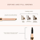Pretty Vulgar - Defined Brilliance Eyebrow Pencil, Clean & Cruelty-Free, Quick Wit (Medium Brown) Pretty Vulgar