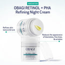 Obagi Medical Retinol + PHA Refining Night Cream - Clinically Proven, Dual-Action, Overnight Anti-Aging Face Cream for Smoother, Renewed Skin & a More Even-Looking Complexion - 1.7 Oz Infinity Warehouse