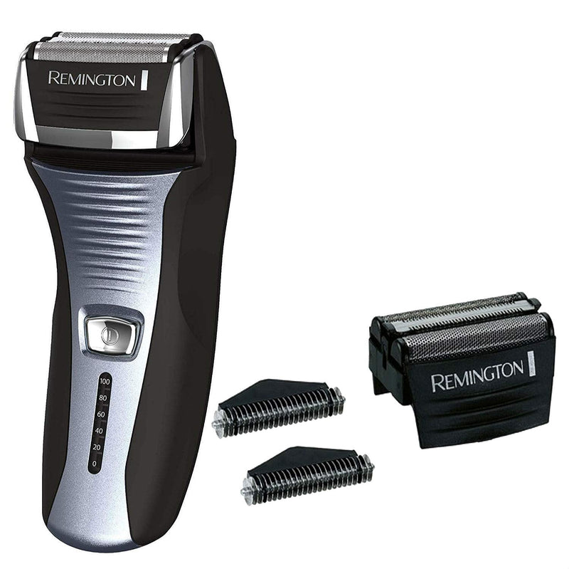 Remington F5-5800, Power Series Inercept Cutting Foil Razor/Men's Shaver with SPF-300 Screens & Cutters, Pivot & Flex Technology, and Stainless Steel Blades - Bundle Remington