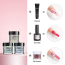 TOMICCA Nail Glitter Powder 8 Colors 80g, Festival Powder Nail Pigment Nail Art Powder Craft Sequins Dust for Nail Face Body Eye Festvial Hair TOMICCA Store