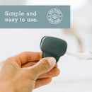 Haven Toothbrush Cover - Fits Electronic and Manual Toothbrushes - Toothbrush Case Holder for Travel - Set of Two Tooth Brush Protectors (Blue and Charcoal Gray) Haven