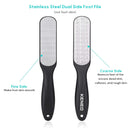 Feet Scrubber Dead Skin 5 Pack - KENED Foot File Callus Remover For Feet, Professional Pedicure Kit with 2 x Metal Foot Grater, 3 x Blue Double-Sided Pedicure Tools for Feet Care KENED