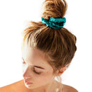 Braid Bonnet for Sleeping Sleep Bonnet Cap Long Bonnet for Braids Silky Elastic Band for Women Dreadlocks, Braid Long Hair, Curly Hair (Blue Flower) JIANGLAI