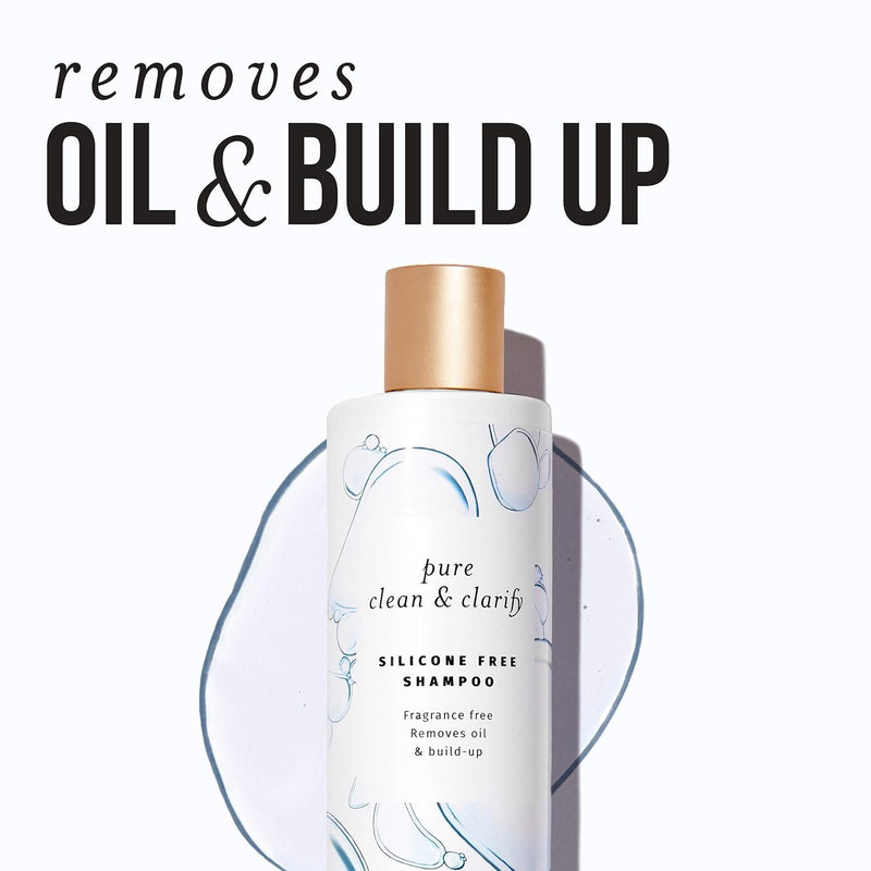 Pantene Shampoo and Conditioner Set Pure Clean & Clarify plus Hair Mask Rescue Shot Treatment, Silicone Free, Nutrient Blends Infinity Warehouse