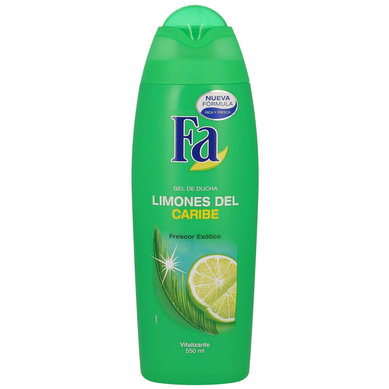 Fa Shower Gel Caribbean Lemons 18.6 Fl oz (Pack of 3) Fa
