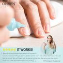 Onsen Cuticle Cream 2pk, Cuticle Oil in Deep Action - Japanese Natural Healing Minerals Nail Care Serum and Butter, Sooth, Repair, and Strengthen Cuticles and Nails, Visible Results, Non-Greasy - 1oz Onsen Secret