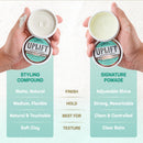 Uplift Signature Pomade - Hair Pomade 3 oz, Strong Hold High Shine | Water-Based Easy Washout, Adds Definition, Controls Flyaways Infinity Warehouse
