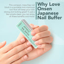 Onsen Secret Professional Nail Buffer, Ultimate Shine Nail Buffing Block w/ 3 Way Buffing Methods (Pack of 3) Onsen Secret