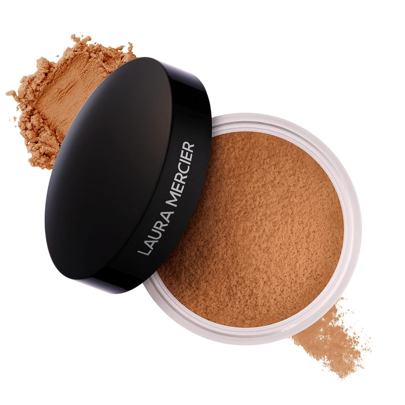 Laura Mercier Translucent Loose Setting Powder, 24HR Shine Control, Infused with Vitamins C + E, Soft Matte Finish, Normal to Oily Skin, 4 Shades for Virtually All Skin Tones, Holiday Gift Set Infinity Warehouse