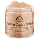 Brown Sugar Scrub, Organic Exfoliating Face & Body Scrub, Revitalizing Sugar Scrubs for Women, Gentle Exfoliating Formula with Shea Butter, Vitamin E and Arnica Extract, 10 oz White Naturals