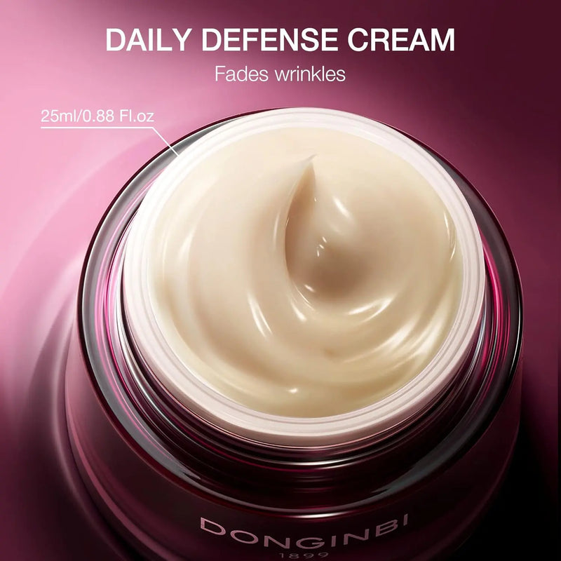 Donginbi Red Ginseng Daily Defense Special Set - Essence & Antioxidant Cream for Face, Korean Red Ginseng Skin Care Infinity Warehouse