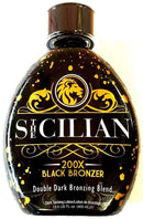 The Sicilian 200X Dark Black Bronzer Tanning Lotion – BEST Tanning Lotion For Glowing Skin – Gradual Bronzing & Sunless Self Tanner Lotion – Luxurious Sunless Body Tanning Lotion Nourishes Skin Dolce Vita