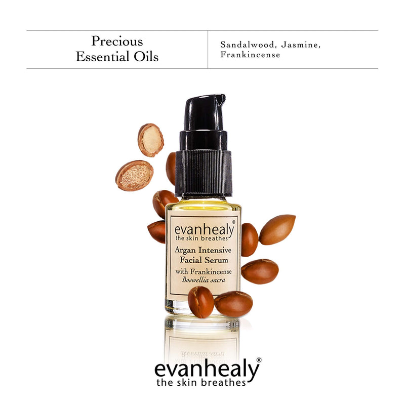 evanhealy Argan Intensive Facial Serum | Handcrafted Argan Oil with Organic Essential Oils | Nourishing & Rejuvenating Treatment for All Skin Types evanhealy