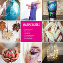 Teenitor 48 Colors Glitter Set, Fine Glitter for Resin, Arts and Craft Supplies Glitter, Festival Glitter Makeup Glitter, Cosmetic Glitter for Body Nail Face Hair Eyeshadow Lip Gloss Making Teenitor