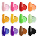 Modelones Acrylic Powder Candy Color Set 12 Color Professional Polymer Colorful Set No Nail Lamp Needed modelones Store